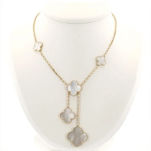 Elegant Clover Necklace โ Inspired by Timeless Luxury Design - Picture 5 of 14
